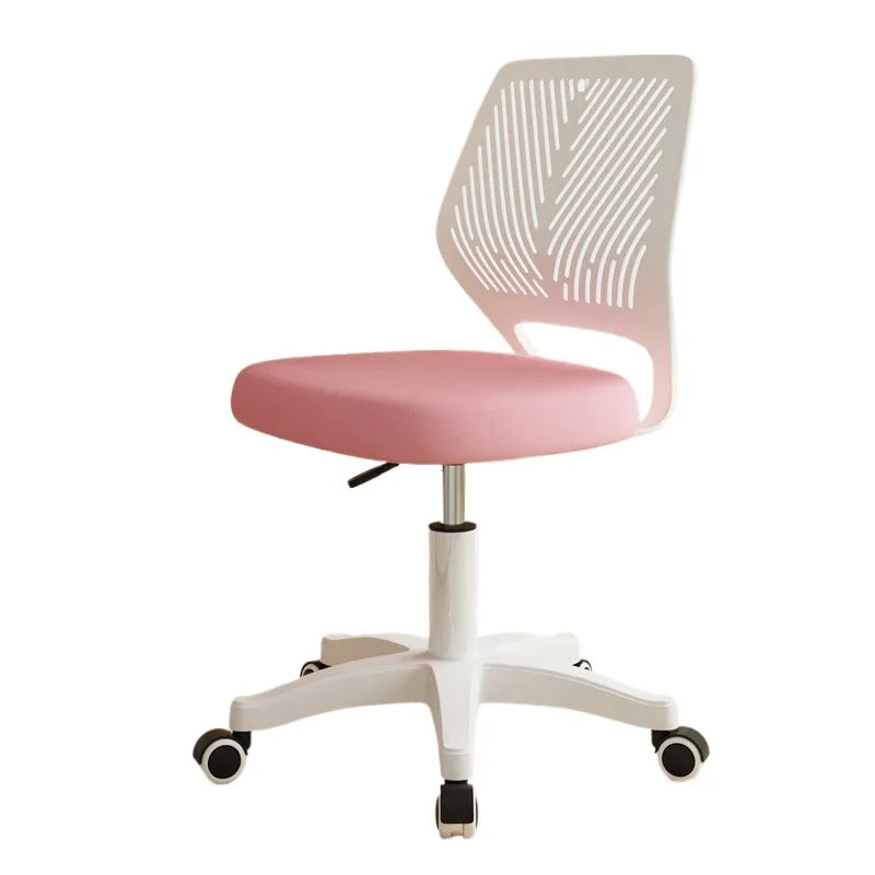 Mesh Task Chair 2024 Edition Pink Office Chair with Plush Padded Seat Swivel Adjustable Desk Chai Ergonomic Office Chai