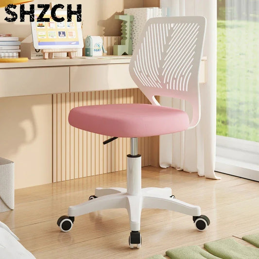 Mesh Task Chair 2024 Edition Pink Office Chair with Plush Padded Seat Swivel Adjustable Desk Chai Ergonomic Office Chai