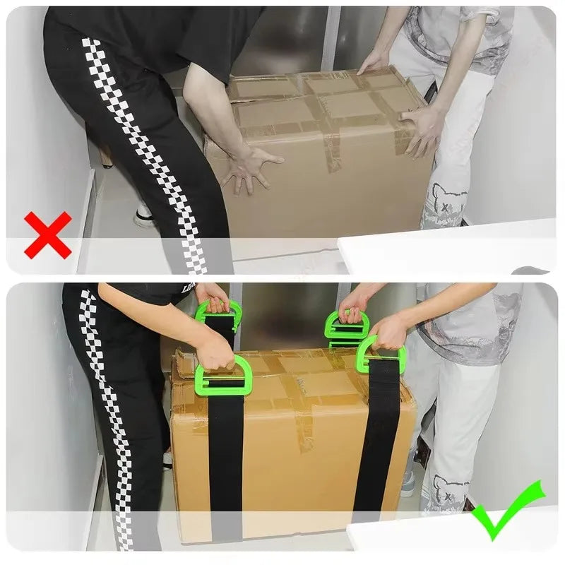 Lifting Straps for Moving Furniture,Multifunctional Carrying Strap Belt, Multifunctional Moving Straps for Easy Moving of Boxes