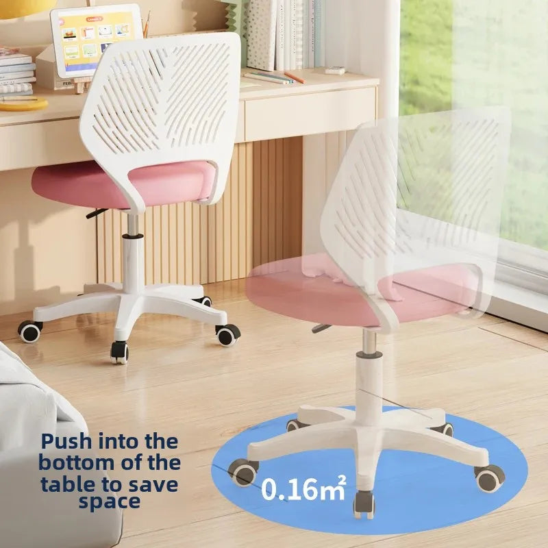 Mesh Task Chair 2024 Edition Pink Office Chair with Plush Padded Seat Swivel Adjustable Desk Chai Ergonomic Office Chai