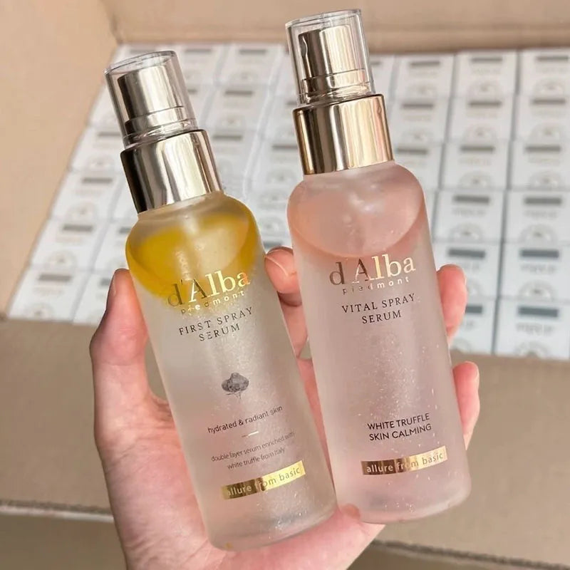 White Truffle d'Alba Aromatic Spray Serum PA++++ SPF50+ Light Sunscreen White Truffle Initial Mist Facial Moisturizer Skin CareDescription