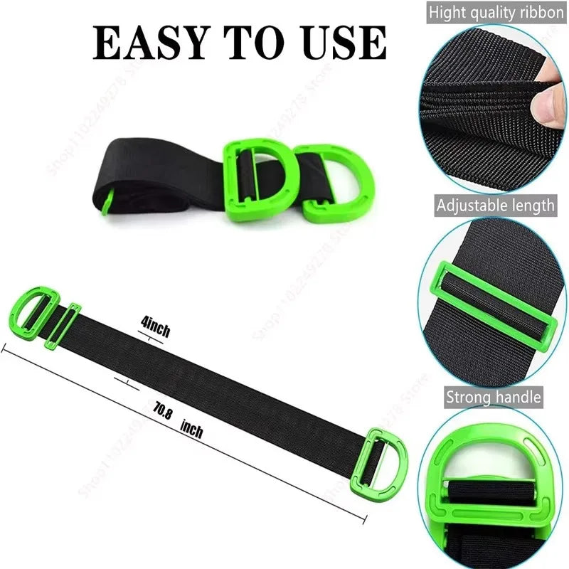 Lifting Straps for Moving Furniture,Multifunctional Carrying Strap Belt, Multifunctional Moving Straps for Easy Moving of Boxes