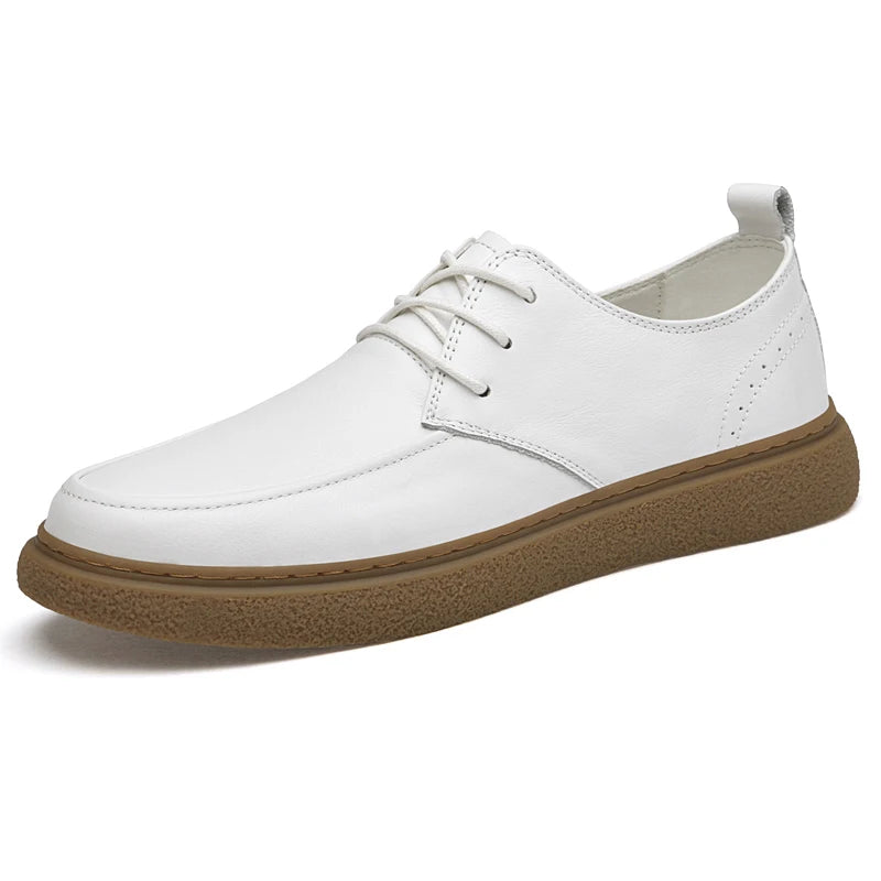 Designer Brand Men's Genuine Leather Shoes Soft Sole Comfortable Casual Shoes Outdoor Running Shoes Men's Business Shoes 44 45